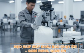 Mẹo giúp máy khâu bao hoạt động êm hơn - Giảm rung và tiếng ồn hiệu quả