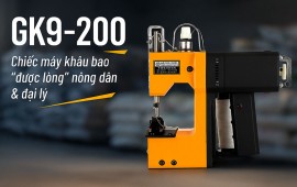 GK9-200 – Chiếc máy khâu bao “được lòng” cả nông dân và chủ đại lý