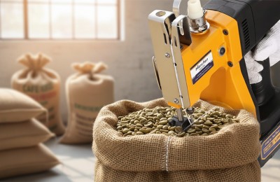 Cách chỉnh lực khâu máy khâu bao cà phê giúp đường chỉ đẹp, kín