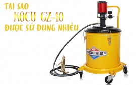 Tại sao doanh nghiệp lại sử dụng máy bơm mỡ khí nén Kocu GZ-10 nhiều?