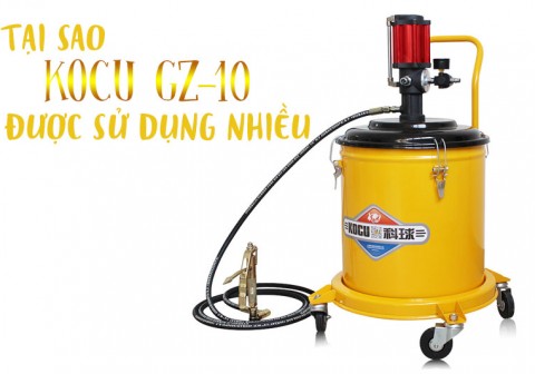 Tại sao doanh nghiệp lại sử dụng máy bơm mỡ khí nén Kocu GZ-10 nhiều?