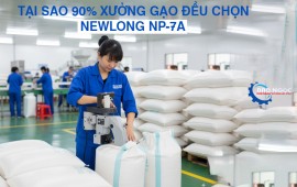 Tại sao 90% xưởng gạo đều chọn máy khâu bao Newlong NP-7A?