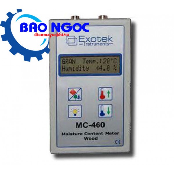 Máy đo độ ẩm mùn cưa, gổ dâm Exotek MC-460